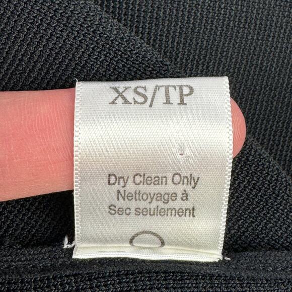 ALC Black Scoop Neck Bandage Sleeveless Stretch Bodycon Ponte Knit Dress Size XS - Picture 9 of 12